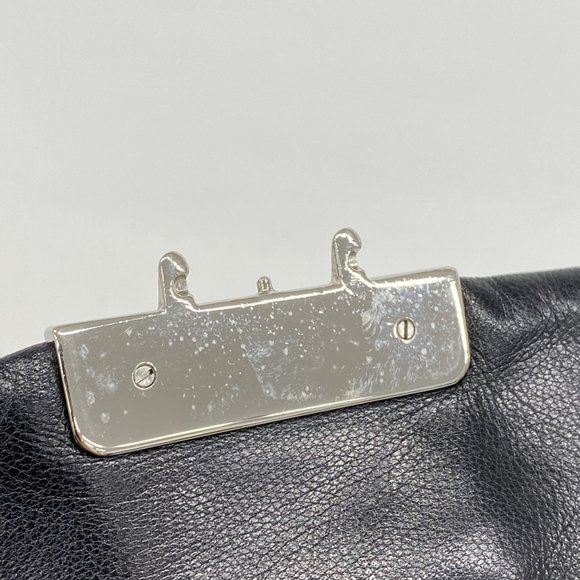 CHRISTIAN DIOR Black Leather Cannage New Rock Shoulder Bag - Picture 13 of 14